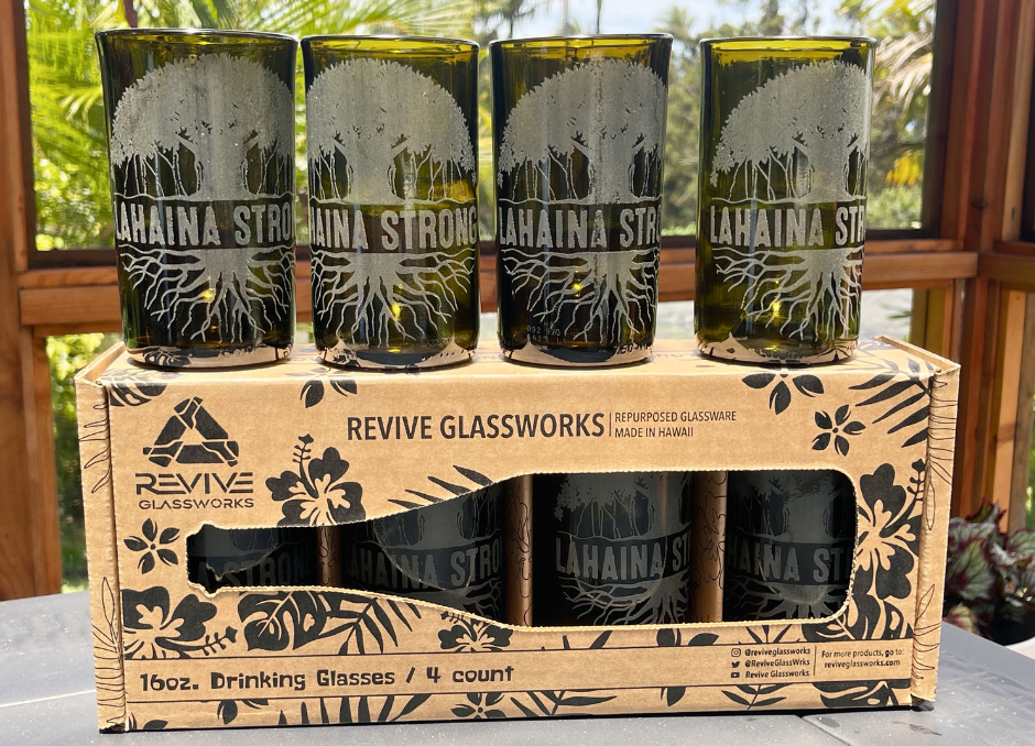 Maui Strong Banyan Roots Glassware (singles)