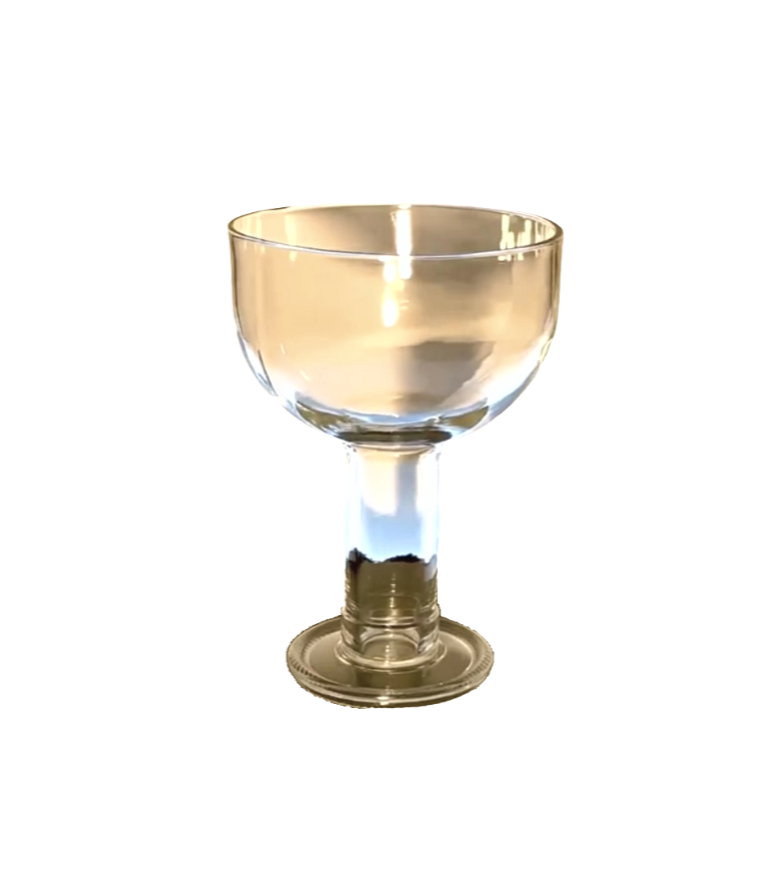 Clear Globet Wine Glass