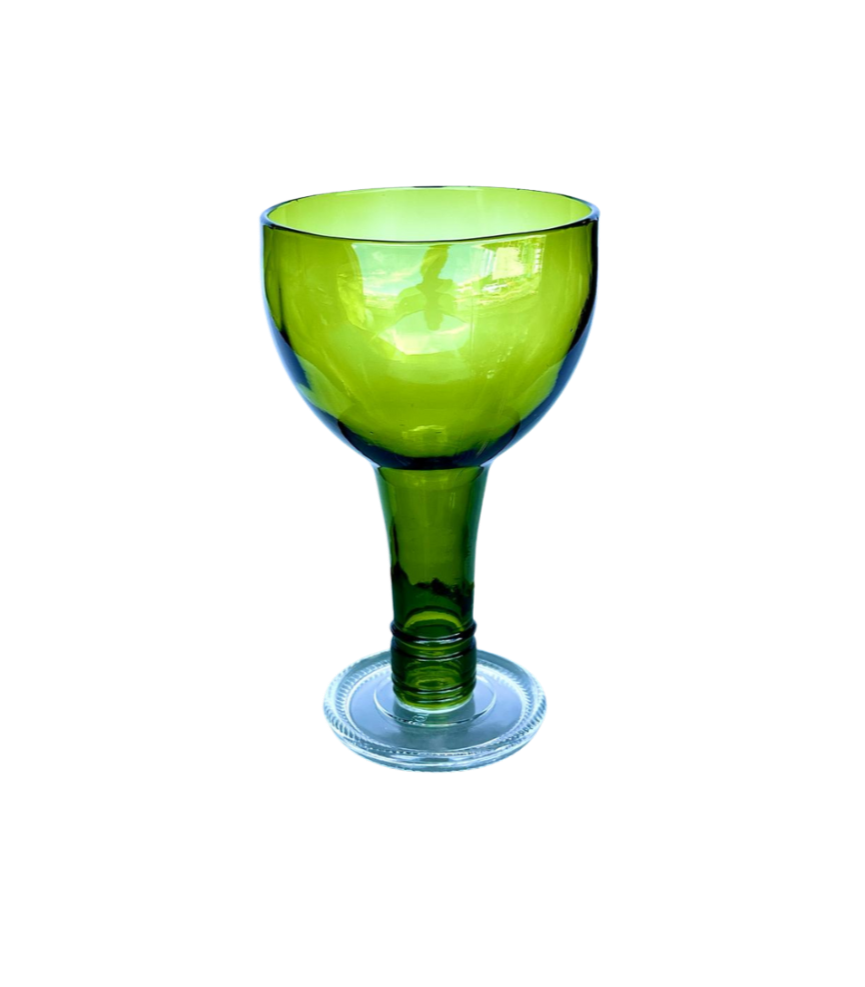 Champagne Green Wine Glass