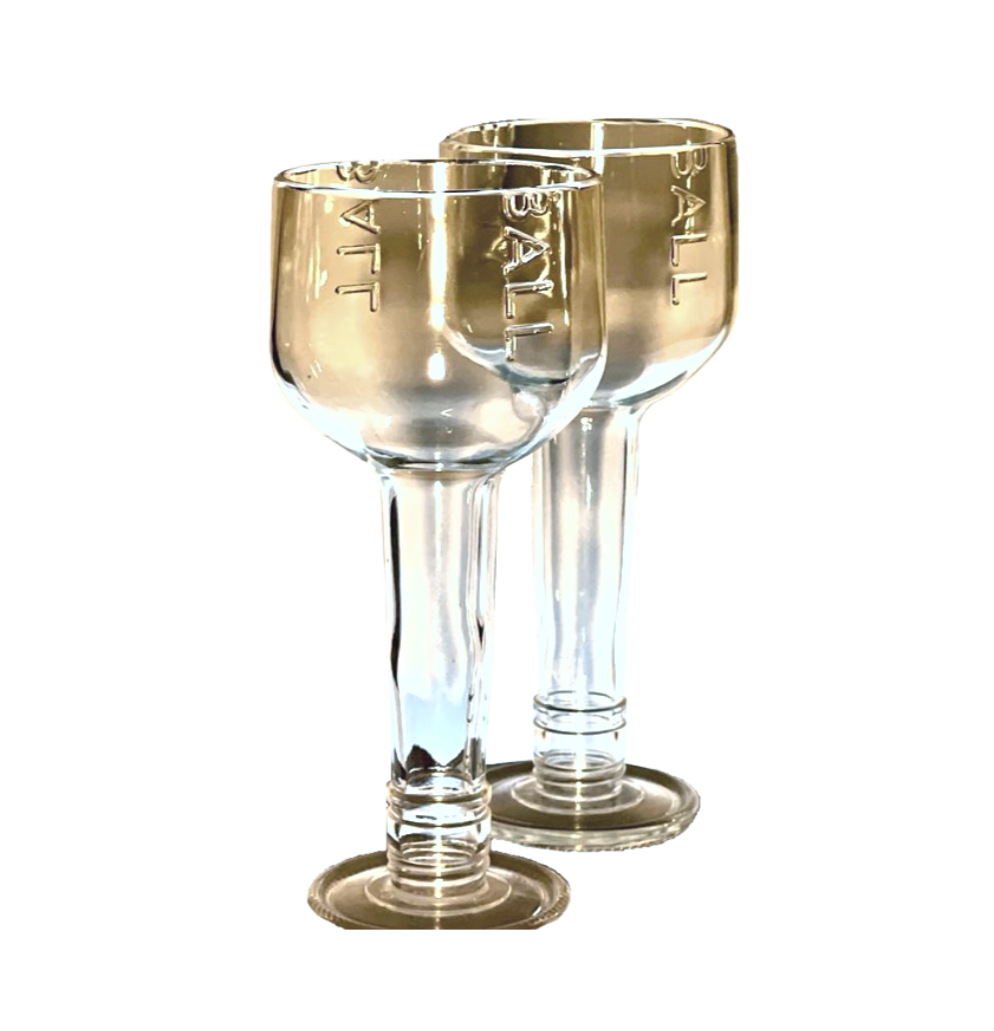 Clear Bell Wine Glass