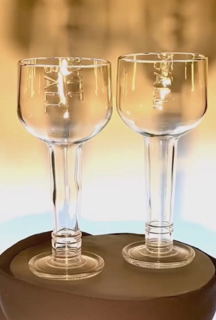 Clear Bell Wine Glass